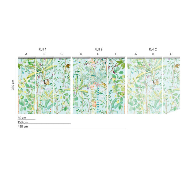 Aqua - Wallpaper - Tropicalia - Premium Quality | Supply Showroom