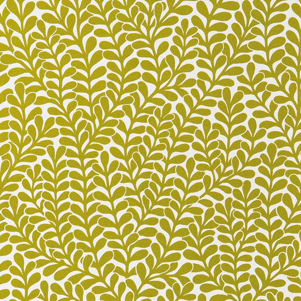 A wallpaper with a green and white floral pattern.