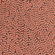 A wallpaper with a floral pattern in maroon and purple hues.