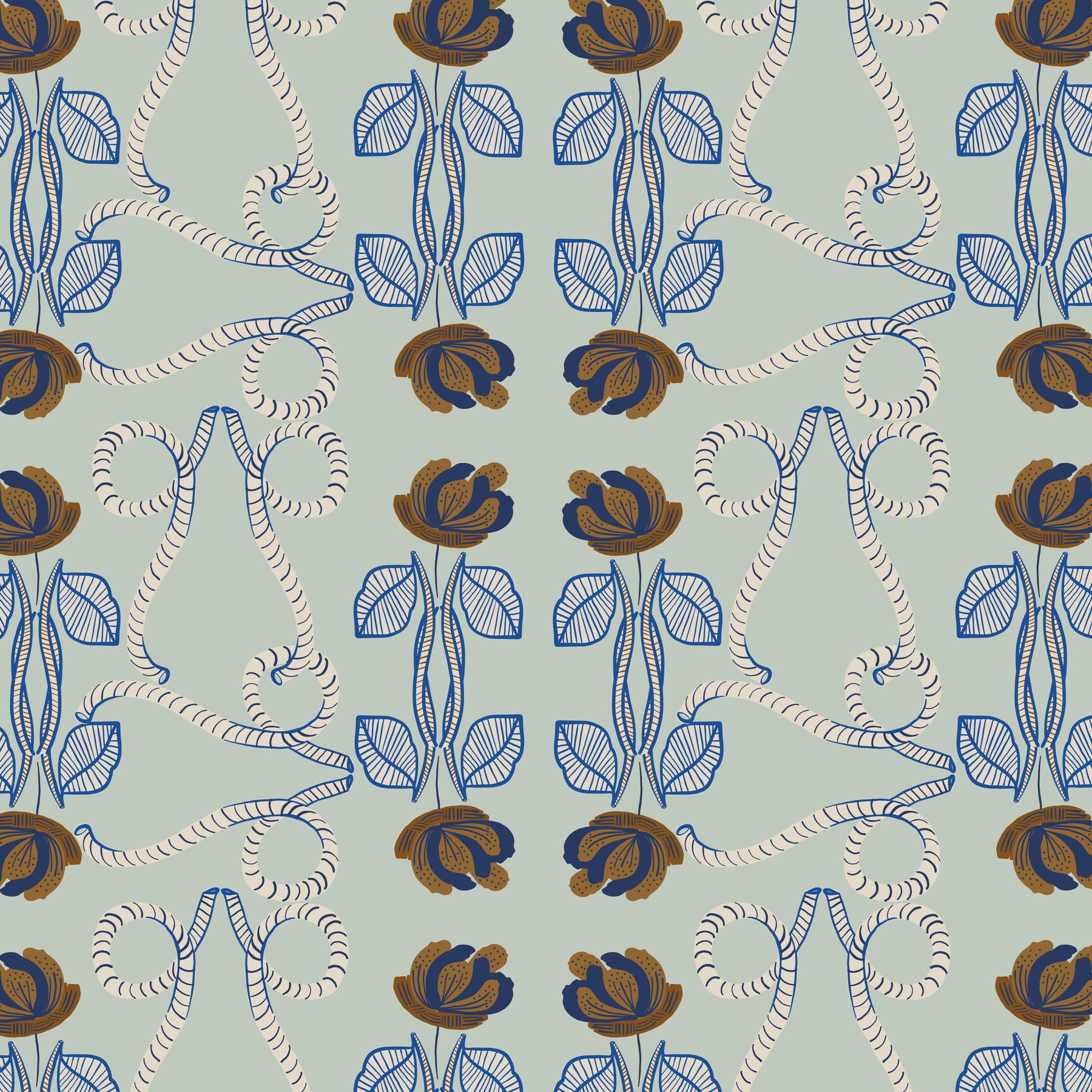 LaRopa Blue - LaRopa Blue Wallpaper - Toll Coated Non-Woven, Straight ...