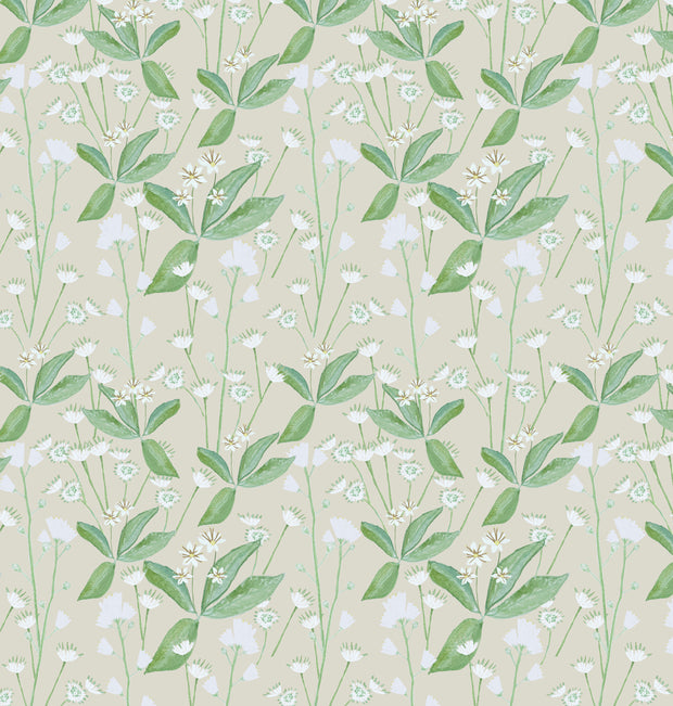Latte Fabric – Lillipad Collection, 100% Linen, 3-Yard Minimum