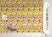 Sarah Gordon Lotus Vine in Ochre & Rattan - WP