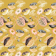 Sarah Gordon Lotus Vine in Ochre & Rattan - WP