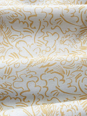 Yellow - La Friche Fabric - 50% Linen, 40% Cotton | Supply Showroom