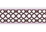 Trellis Wallpaper Border All Colorways | Coated Parchment 10m Rolls
