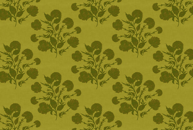 Chartreuse - Billie Linen/Cotton Canvas Fabric | Sold by the Yard