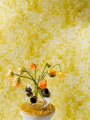 Monochrome Yellow on Metallic White - WP