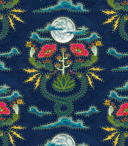 Nocturnal - Moon Snake Rhinestone - 100% Linen Fabric - Premium Quality | Supply Showroom