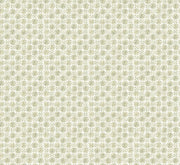 A wallpaper with a geometric pattern featuring a combination of green and white colors. Citron - Madras Geo Wallpaper by Panel