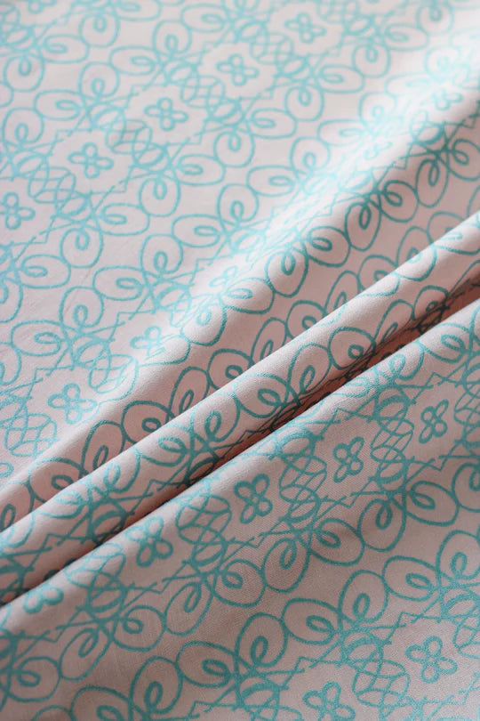 Pink & Seafoam - F