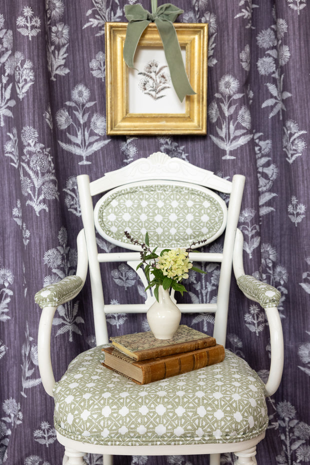 Shop Plum fabric - Harwick Botanical at Supply Showroom. Made from a durable 53% linen and 47% cotton blend, 54” wide with a 27” x 45” repeat. Sold by the yard. Lead time: 4-6 weeks.