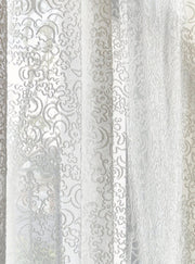 Ivory Fabric - Margie Sheer | Sheer Cotton Madras | Supply Showroom