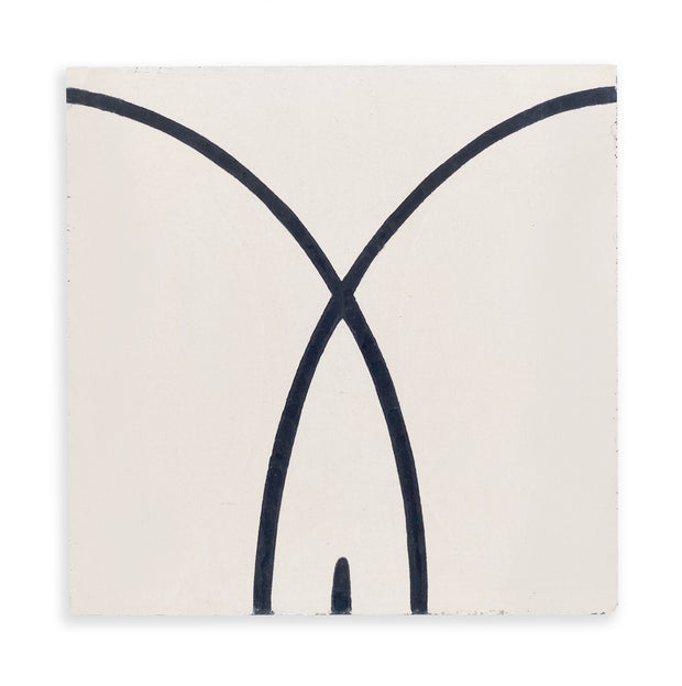 White/Black/Aqua - Tile
