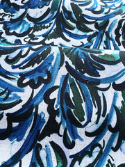 Green Mélodie Sauvage Fabric - Linen Cotton Nylon Blend - Premium Quality | Supply Showroom