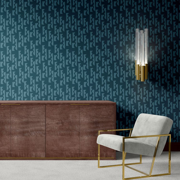 Midnight Wallpaper | Stacks by Yard, 27" Trimmed, 5-Yard Minimum