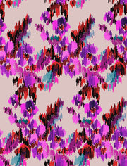 Fuchsia & Flame Moire Wallpaper – Non-Woven Straight Match | Double Roll