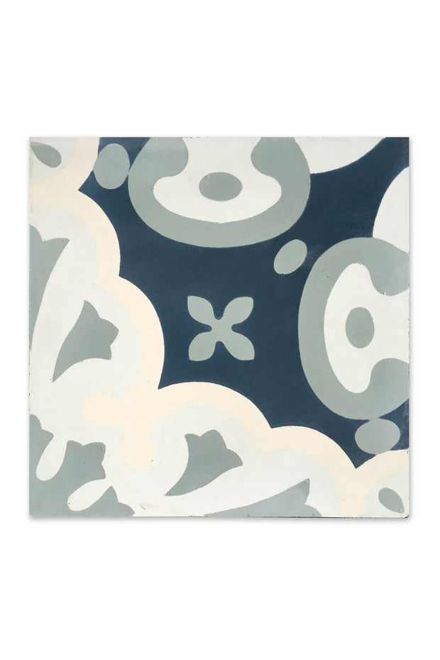 Sage/Blue Asia/Navy/Blanc - Tile