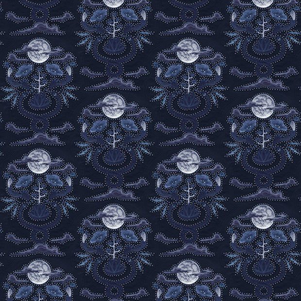 Moonlight - Moon Snake Rhinestone - 100% Linen Fabric - Premium Quality | Supply Showroom