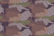 Ordnance Survey in Autumn Berry – 100% Linen Fabric | Supply Showroom