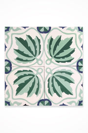 Vert Clair/Vert Fonce/Blanc/Navy - Tile