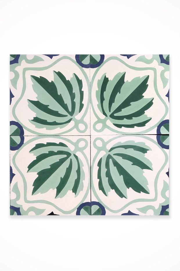 Vert Clair/Vert Fonce/Blanc/Navy - Tile