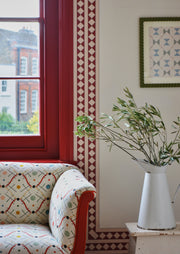 Red - WP Harlequin Wallpaper Border, Non Woven, 10m Roll