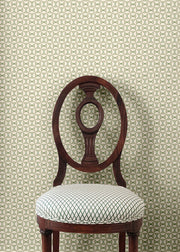 Serene Green Broken Dishes Wallpaper – 10m Nonwoven Roll