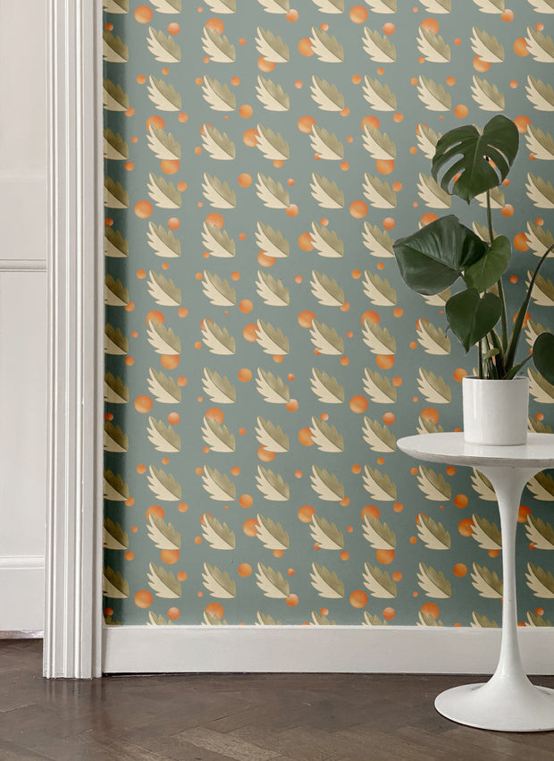 Bonnie Blue Faerie Wallpaper – Nonwoven 10m Roll, 48.7cm Repeat