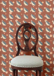 Balmy Clay Faerie Wallpaper – 10m Roll, Nonwoven Design