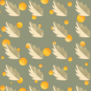 Sunny Sage Faerie Wallpaper – Nonwoven 10m Roll, 48.7cm Repeat