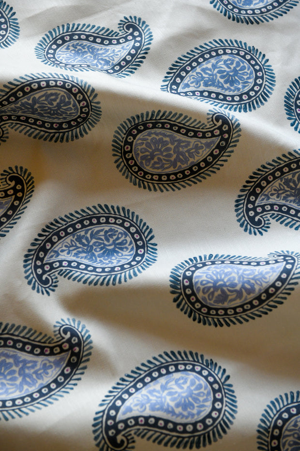 Satchel - Paisley Fabric - Linen Cotton Blend | Supply Showroom