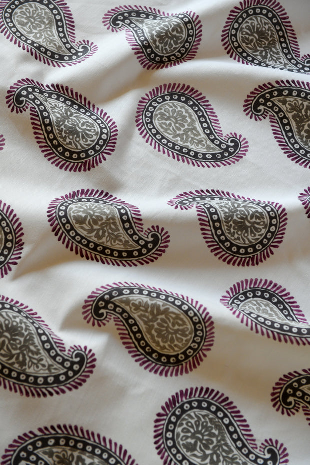 Silk Swirl - Paisley Fabric - Linen Cotton Blend | Supply Showroom