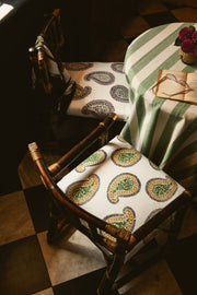 Layered Leaves - Paisley Fabric - Linen Cotton Blend | Supply Showroom