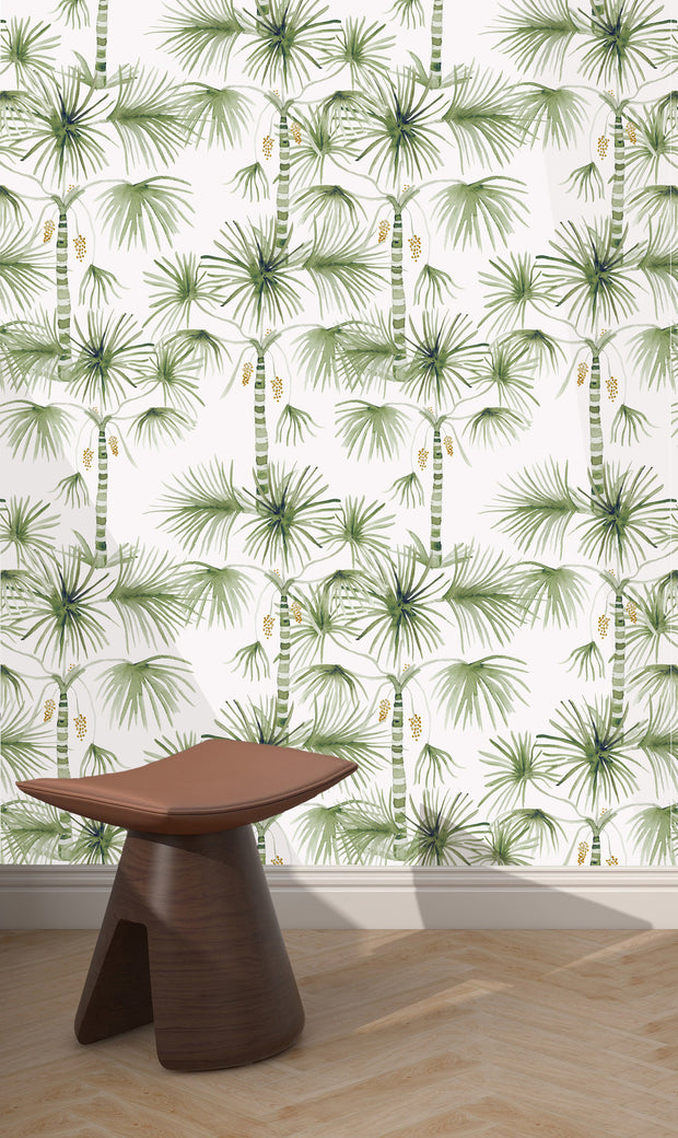 Green & Orange - Wallpaper - Palma - Premium Quality | Supply Showroom