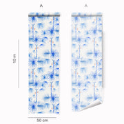 Blue - Wallpaper - Palma - Premium Quality | Supply Showroom