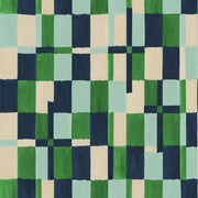 Lygia Wallpaper – Green & Blue | Elegant Floral Wall Covering