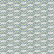 Marola Wallpaper – Blue & Grass | Modern Botanical Wall Design