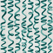 Teal Wallpaper – Samba | 5 Yard Clay-Coated Roll, 27" Wide