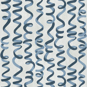 Blue Wallpaper – Samba | 5 Yard Clay-Coated Roll, 27" Wide