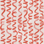 Coral + Vermillion Wallpaper – Samba | 5 Yard Clay-Coated Roll