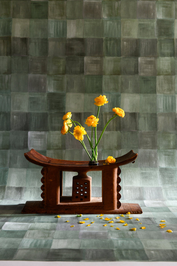 Early Morning - Plaid Wallpaper - Non-Woven Fibre, Straight Match | Supply Showroom