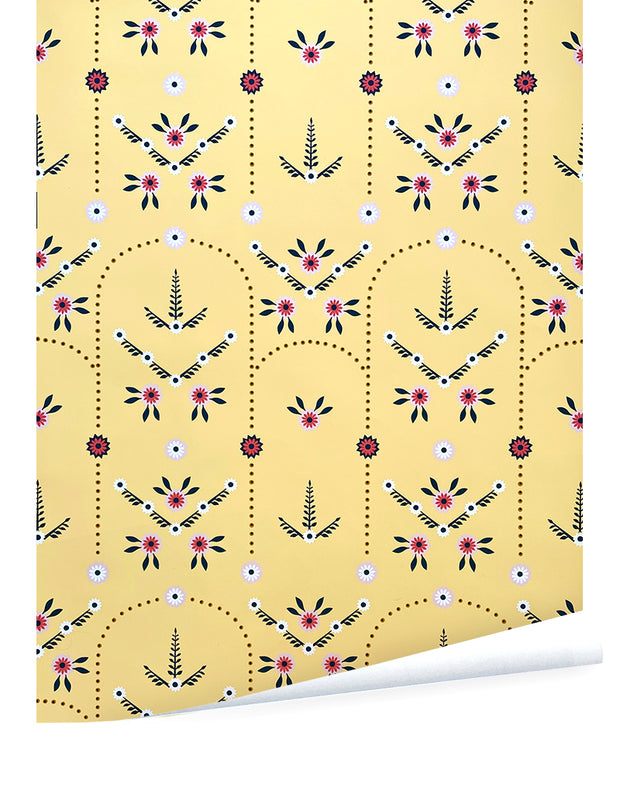 Palmyra Digby Wallpaper – 27" Wide Roll, Straight Match Pattern