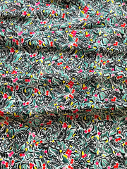 Green Paradeisos Fabric - Linen Cotton Nylon Blend - Premium Quality | Supply Showroom