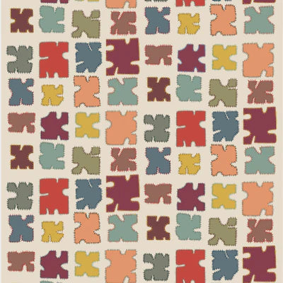Desert - Patchwork - 100% Linen Fabric - Premium Quality | Supply Showroom