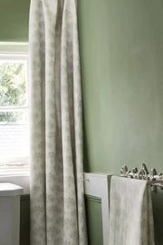 Grey - Peacock Fabric - Linen Cotton Print | Supply Showroom