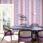 Violet English Cottage Wallpaper – Toll Coated Non-Woven | 27.5” Wide
