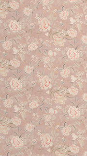 Blush Wallpaper | Peony, 27" Width, Half Drop, Sold by Yard