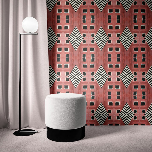 Perry Wallpaper | Clay Coated, 27" Width, Sold by the Yard