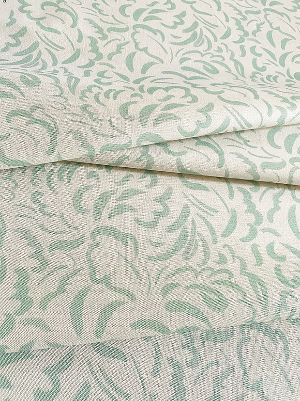 Pia Fabric in Light Green – 142 cm Width, 28cm x 29.5cm Repeat