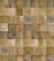 A section of wallpaper with a geometric plaid pattern in beige, brown, and tan colors - Cobblestone - Plaid Wallpaper - Non-Woven Fibre, Straight Match | Supply Showroom